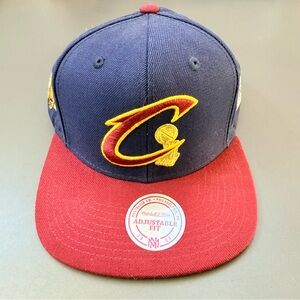 Mitchell & Ness Cleveland Cavaliers Navy and Red Hat - 2016 NBA Finals